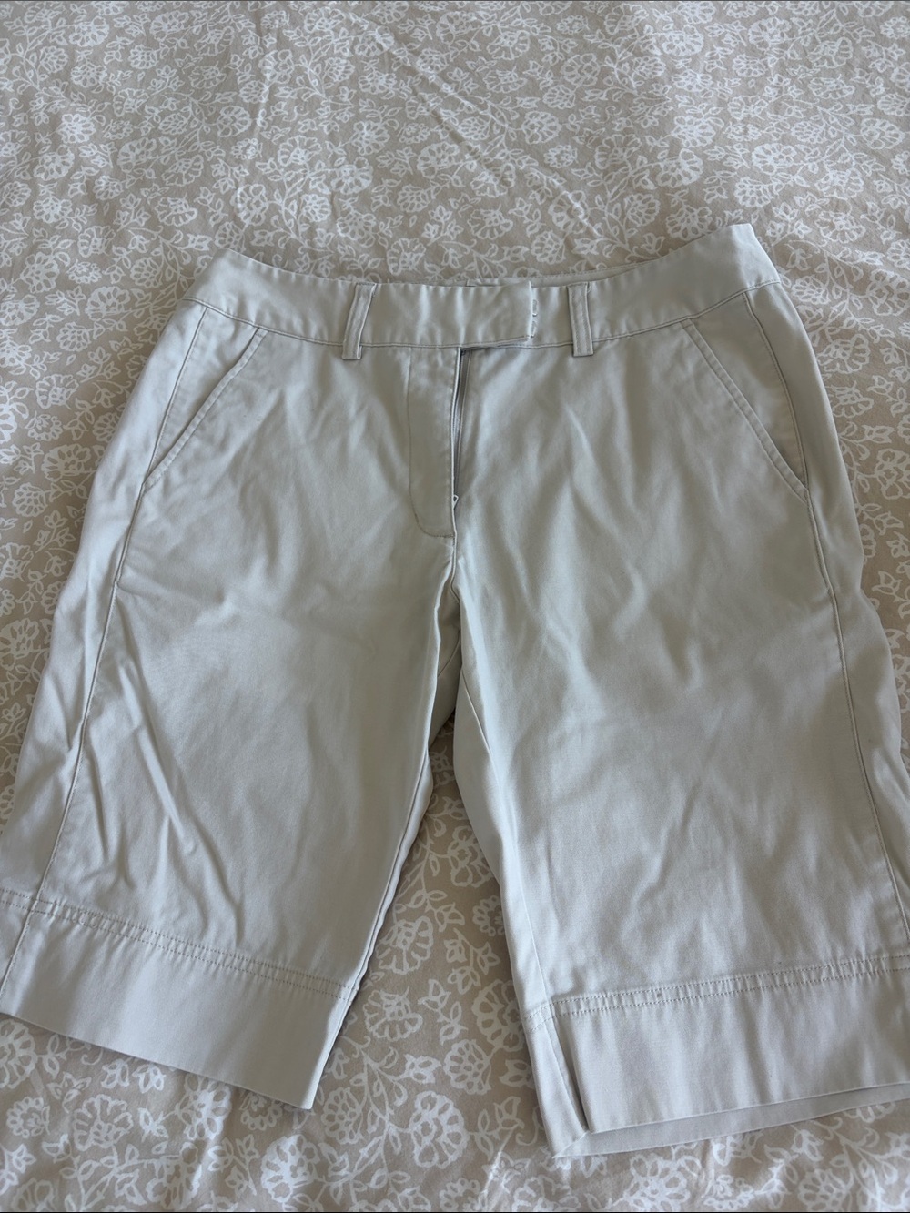 adidas Women’s Light Beige Bermuda Shorts